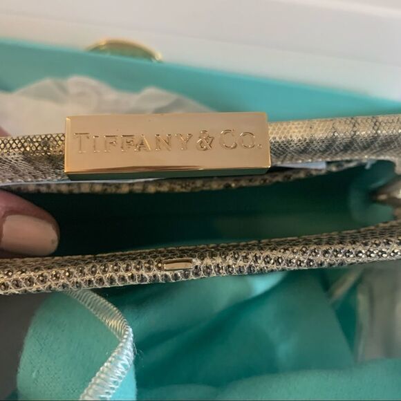 Tiffany & Co. Lizard Morgan Clutch - Gold - Picture 10 of 11